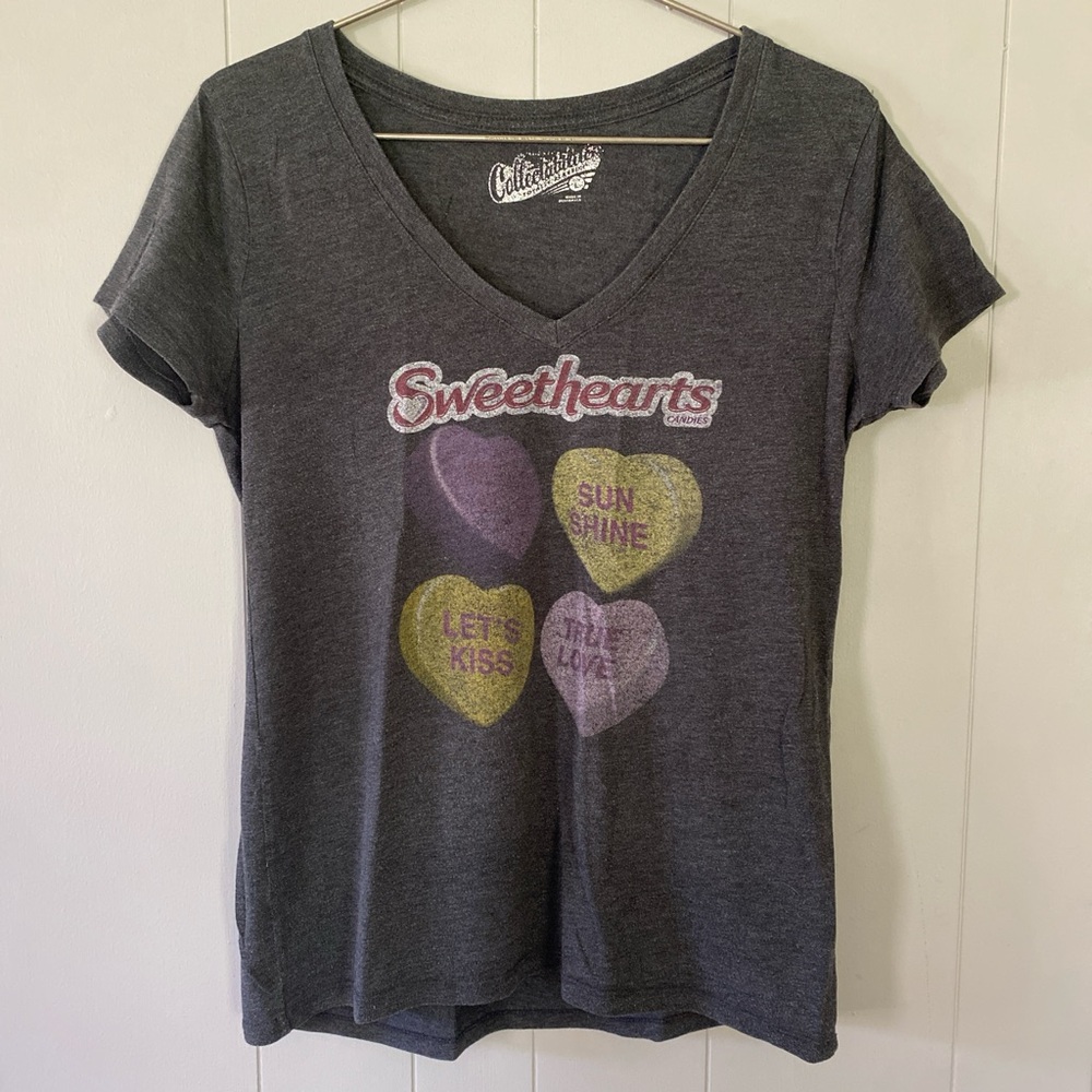 candy hearts graphic tee